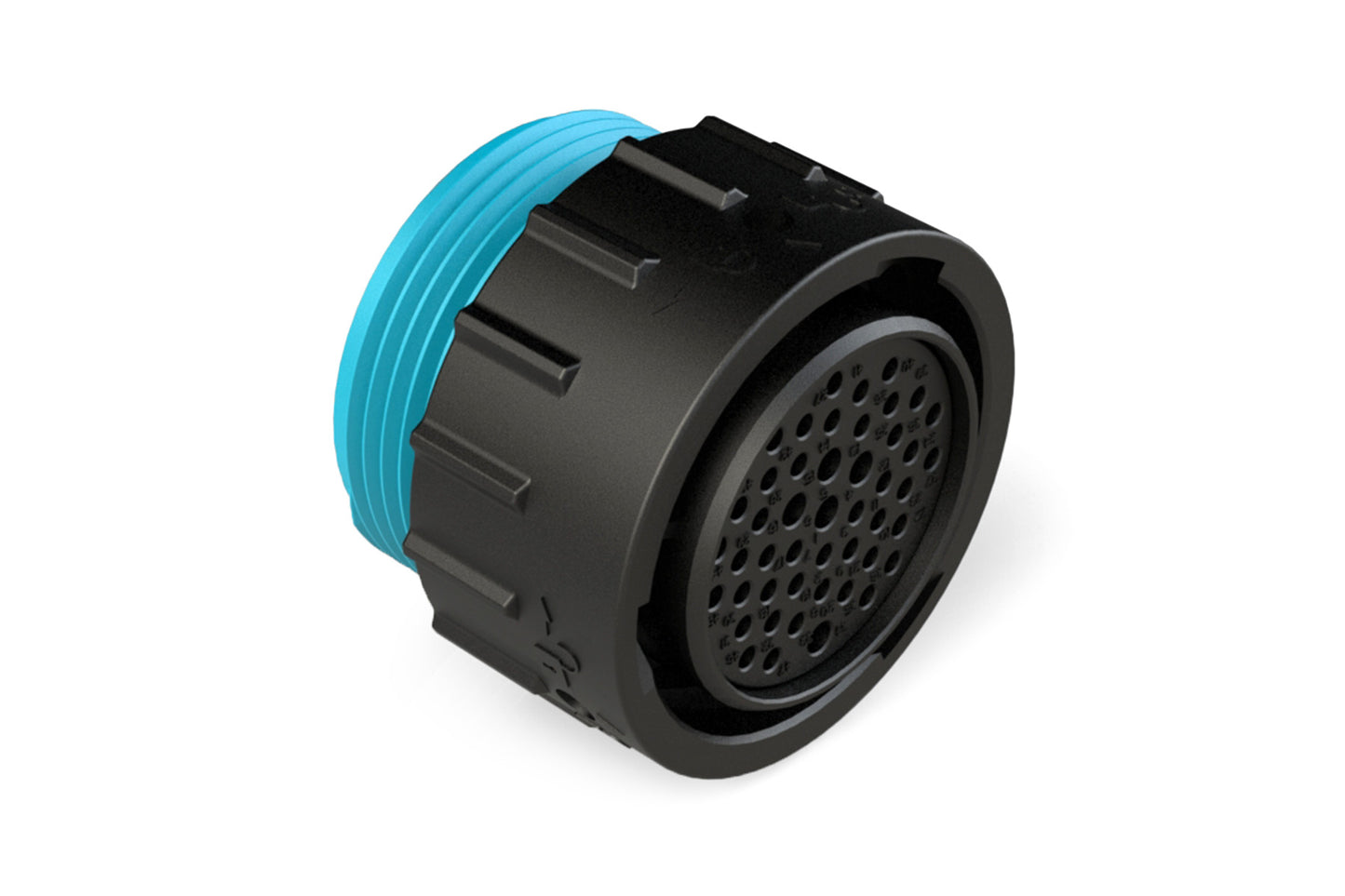 AHDP06-24-47SR-WTA 47 Position Plug, Socket, Shell Size 24, Reduced Diameter Seal (Blue Adapter), Wide Thread Adapter. HDP26-24-47SE-L024