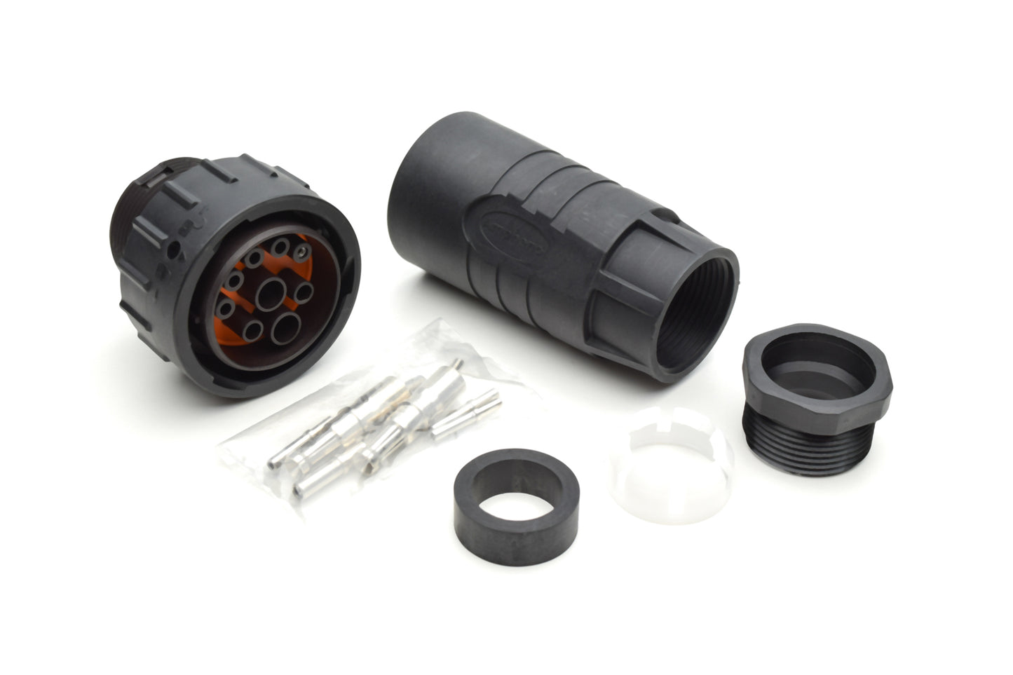 AHDP06-24-91S-BS1-K06S Isobus connector for 14-18mm cable diameter, Kit incl. Contacts (2x VN 02 036 0026 6 ; 2x AT62-12-0166; 4x AT62-16-0822)