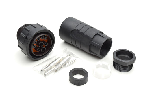 AHDP06-24-91S-BS1-K10X Isobus connector for 14-18mm cable diameter, Kit incl. Contacts (2x VN 02 036 0027 6 ; 2x AT62-12-0166; 4x AT62-16-0622)