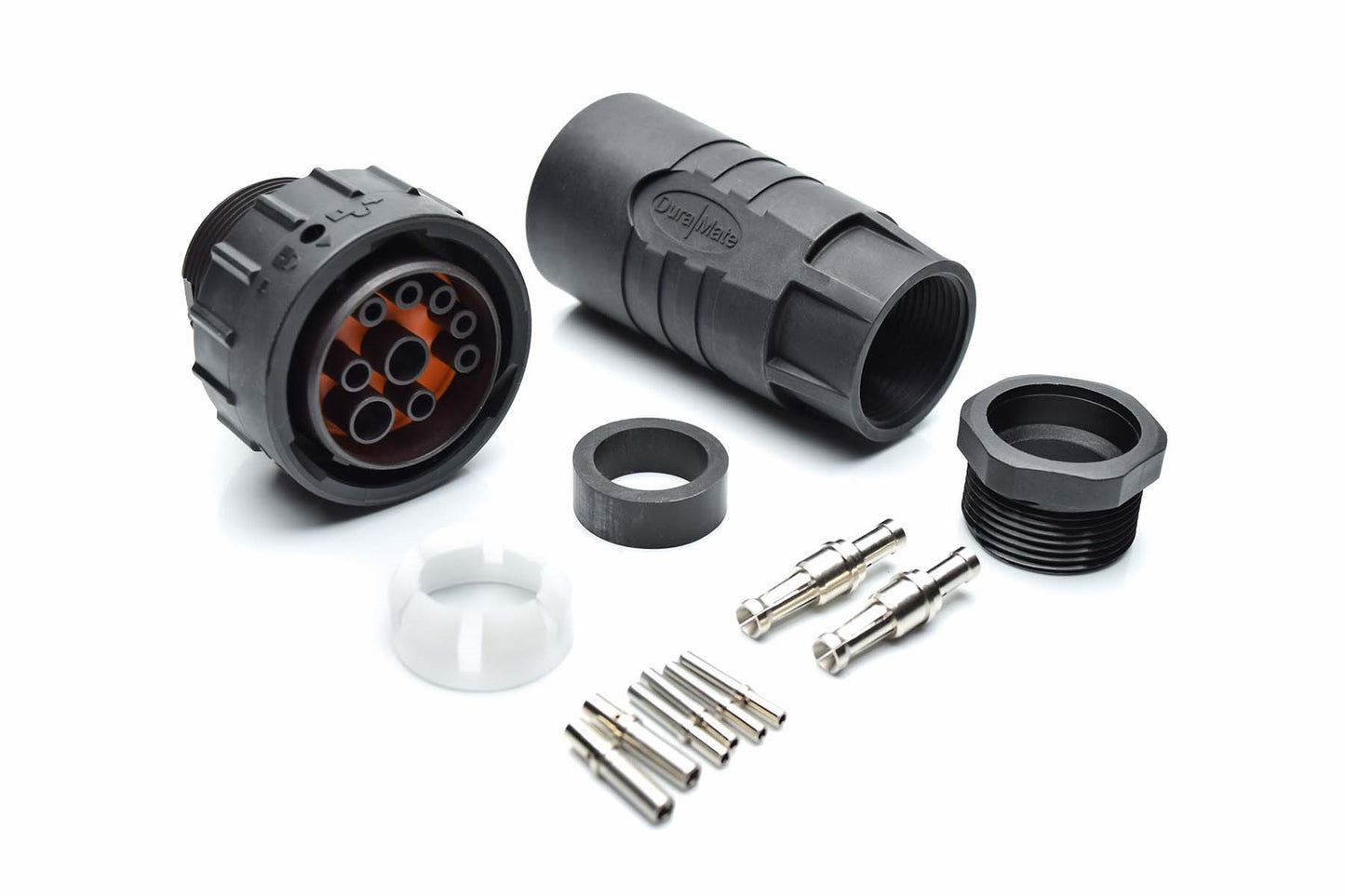 AHDP06-24-91S-BS1-K10X Isobus connector for 14-18mm cable diameter, Kit incl. Contacts (2x VN 02 036 0027 6 ; 2x AT62-12-0166; 4x AT62-16-0622)