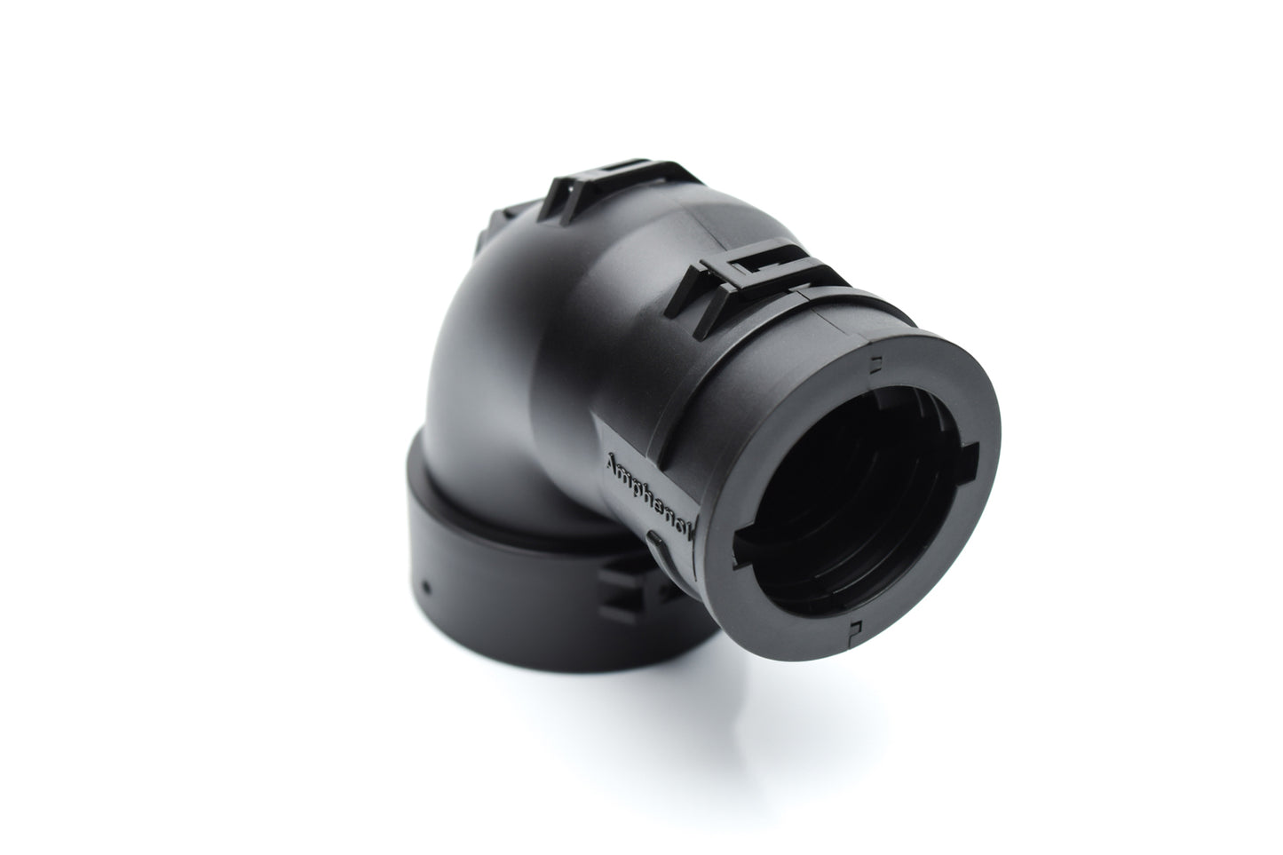 AHDPBS-011-2405 Size 24 Backshell, Conduit snap over right angle. 2428-004-2405