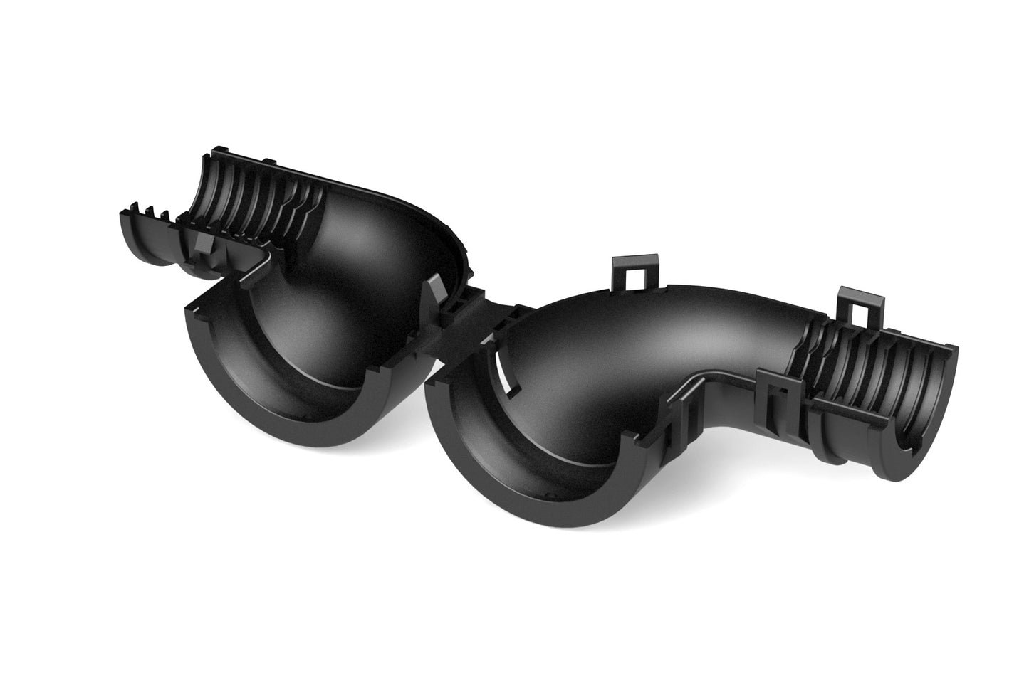 AHDPBS-015-1805 Size 18 Backshell, conduit snap over right angle 90°. 2428-015-1805