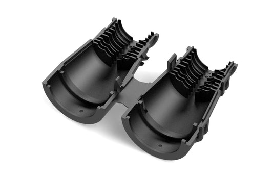 AHDPBS-016-1805 Size 18 Backshell, conduit snap over straight, 180°. 2428-016-1805