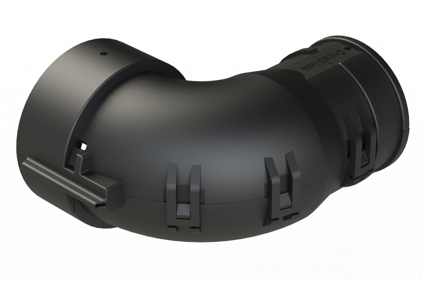 AHDPBS-11L017-2405 Shell Size 24, Backshell, Conduit, Snap-Over, Right Angle 90°, Use with Backshell Ring Adapter Connectors. 2428-011-2405