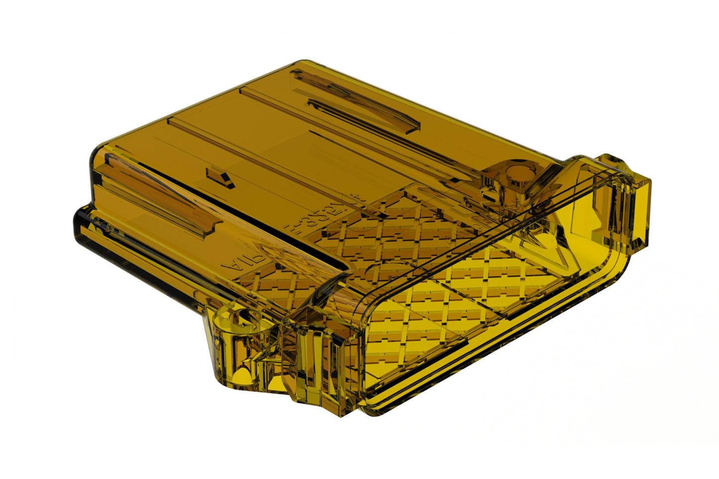 AIPXE-325X4A-E016 Clear, Ultem®, PCB Enclosure with Vent Hole. EEC-325X4A-E016