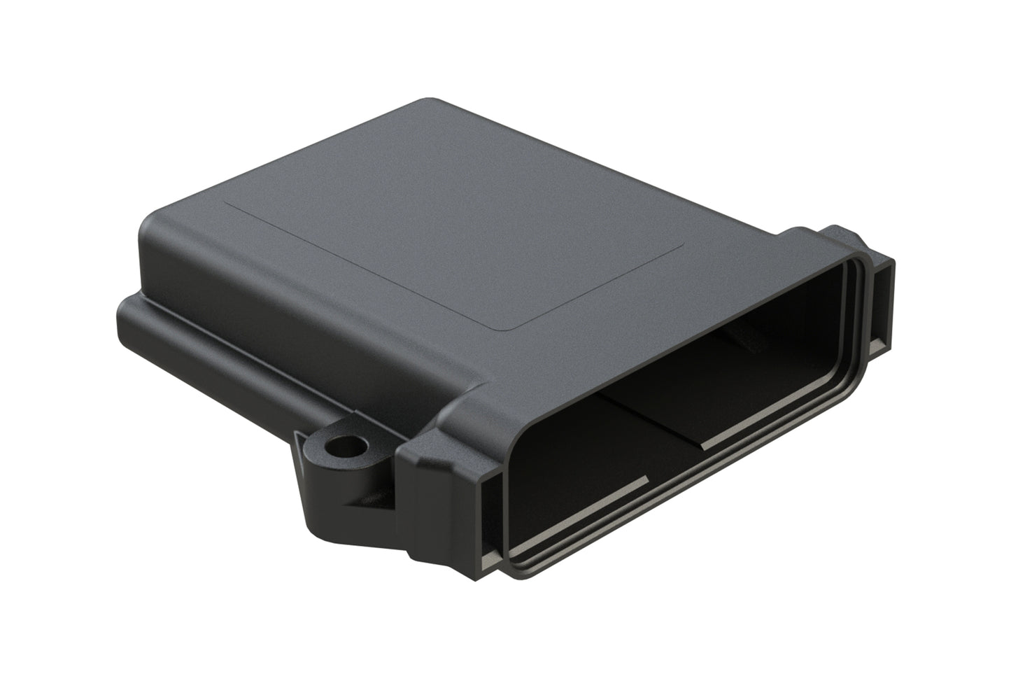 AIPXE-325X4A Black, PCB Enclosure with Vent Hole. EEC-325X4A