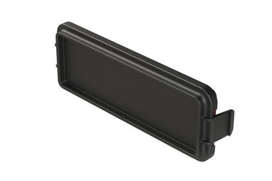 AIPXE-5X650BP-01 AIPX Blank Header Plate Large, Black, Thermoplastic