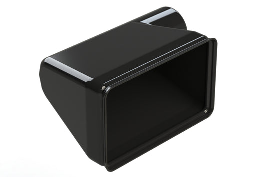 ARB102-BT-RA Boot for 102 & 128 Position Receptacles and Plugs, Right Angle, Black. DRB102-BT-90DEG