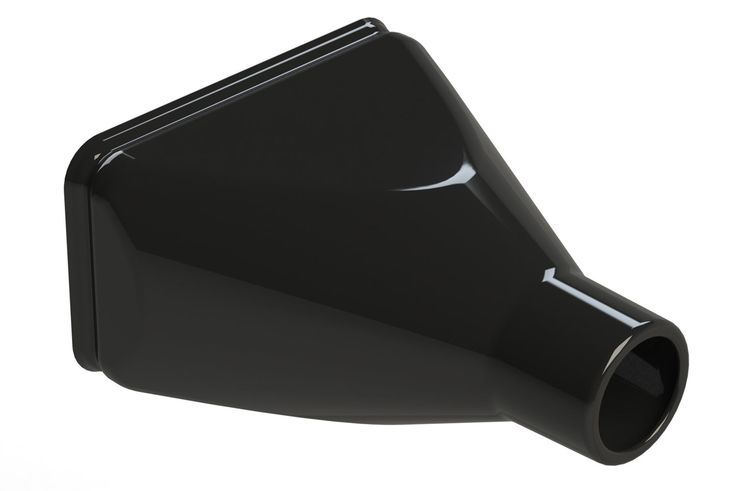 ARB102-BT Boot for 102 & 128 Position Receptacles and Plugs, Straight, Black. DRB102-BT