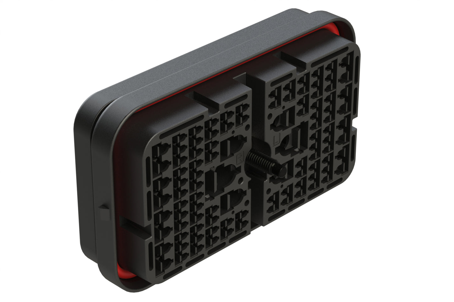 ARB16-102SCR-L018 102 Position Plug, Reduced Diameter Seal, Keyed C, Black. DRB16-102SCE-L018