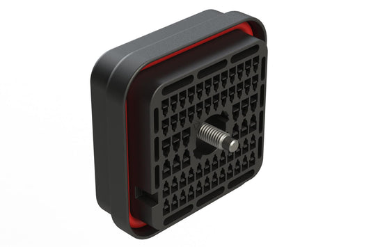 ARB16-60SDR-L018 60 Position Plug, Socket, Jackscrew, Reduced Diameter Sea, Keyed D, Black