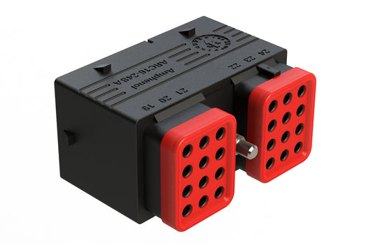 ARC16-24SAR-P013 24 Position Plug, Socket Contact, Size 16, Jackscrew, Bonded Front Seal, Keyed A, Reduced Diameter Rear Seal. DRC16-24SAE-P013