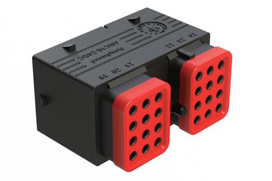 ARC16-24SCR-P013 24 Position Plug, Socket Contact, Size 16, Jackscrew, Bonded Front Seal, Keyed C, Reduced Diameter Rear Seal. DRC16-24SCE-P013