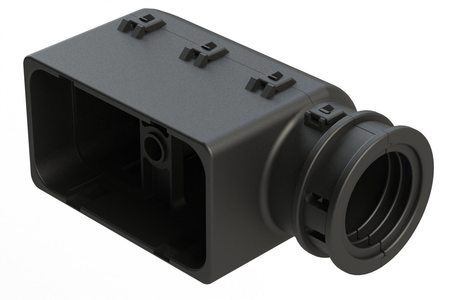 ARC28-007-6005 90° Horizontal Backshell for 60 Position Plugs, ARC Series™