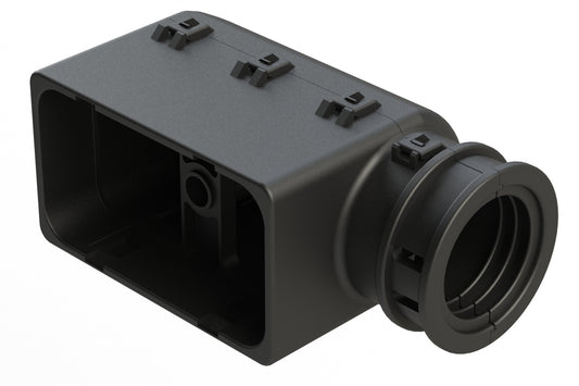 ARC28-007-6005 90° Horizontal Backshell for 60 Position Plugs, ARC Series™