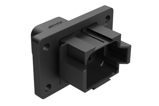 AT04-08PA-CL06 8 Position Receptacle Flange Mount Connector, Pin, Black, Reduced Diamer Seal, Keyed A. DT04-08PA-CL06