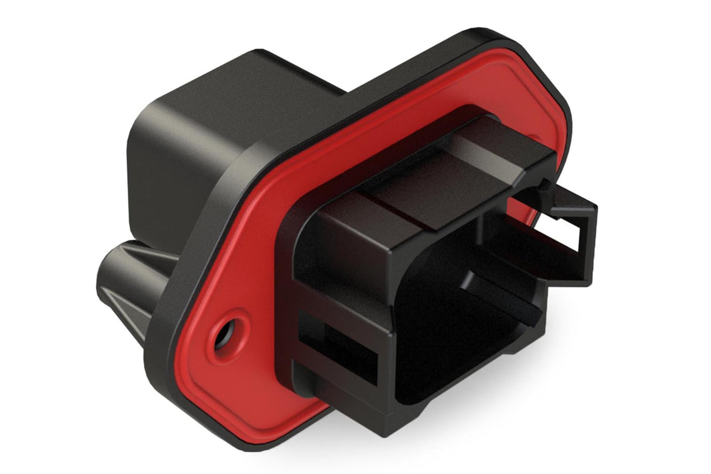 AT04-08PB-PM12 8 Position Receptacle, Pin, Nickel, Panel Mount, Self-Threading, Reduced Diameter Seal, Keyed B