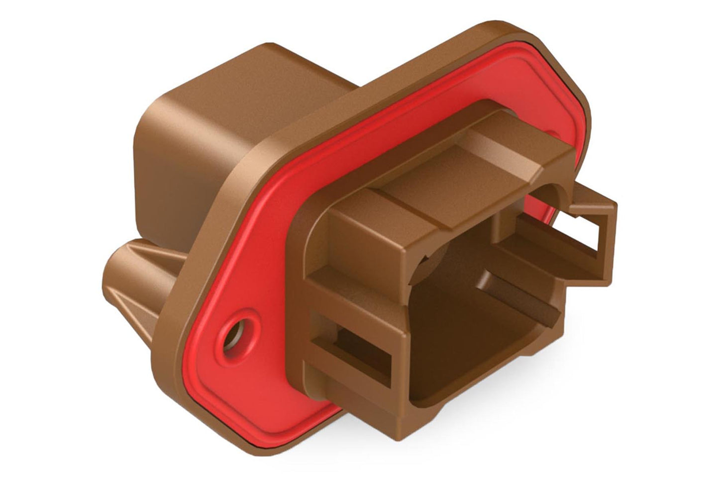 AT04-08PD-PM12 8 Position Receptacle, Pin, Nickel, Panel Mount, Self-Threading, Reduced Diameter Seal, Keyed D