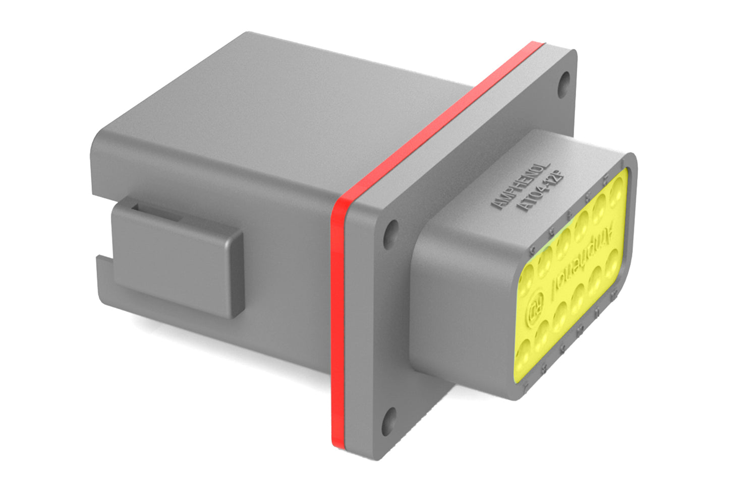 AT04-12PA-PM20 12 Position Receptacle, Pin, Panel Mount, Reduced diameter, Keyed A