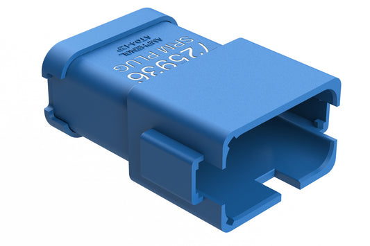 AT04-12PB-BLU-725936 12 Position Receptacle, Pin, Jumper Keyed B, SRM Plug