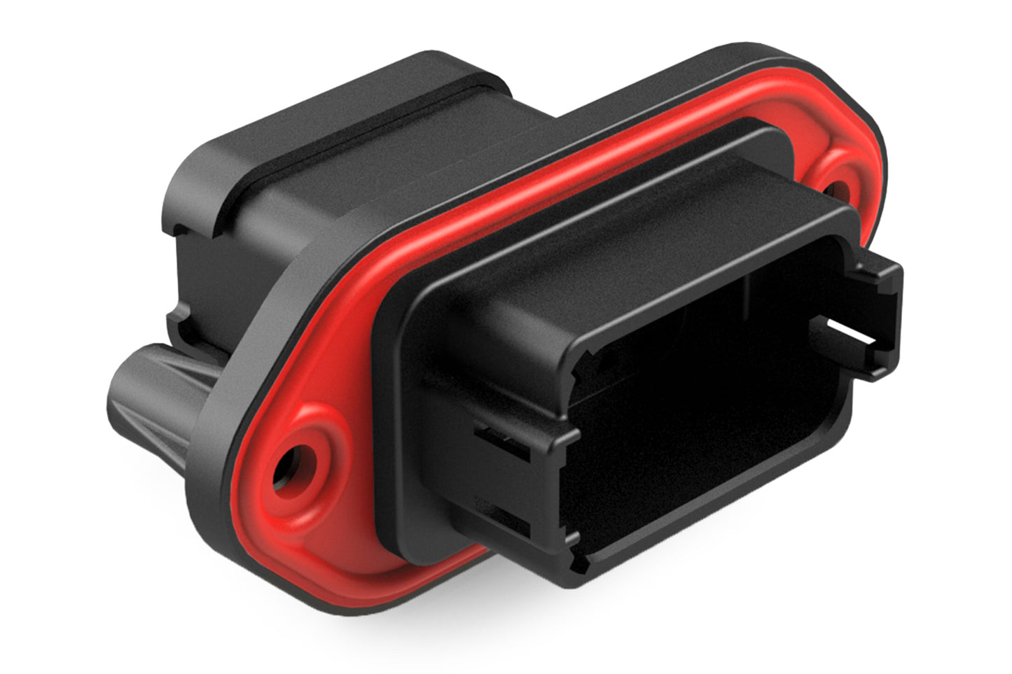 AT04-12PB-PM14 12 Position Receptacle, Pin, Nickel, Panel Mount, Self-Threading, Reduced Diameter Seal, Cap, Keyed B