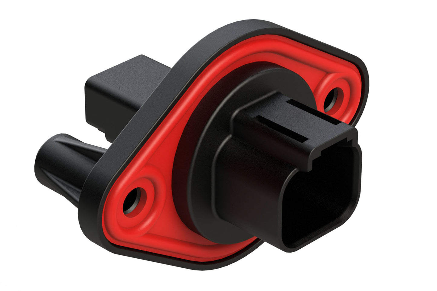 AT04-2P-PM11 2 Position Receptacle, Pin, Nickel, Panel Mount, Self-Threading