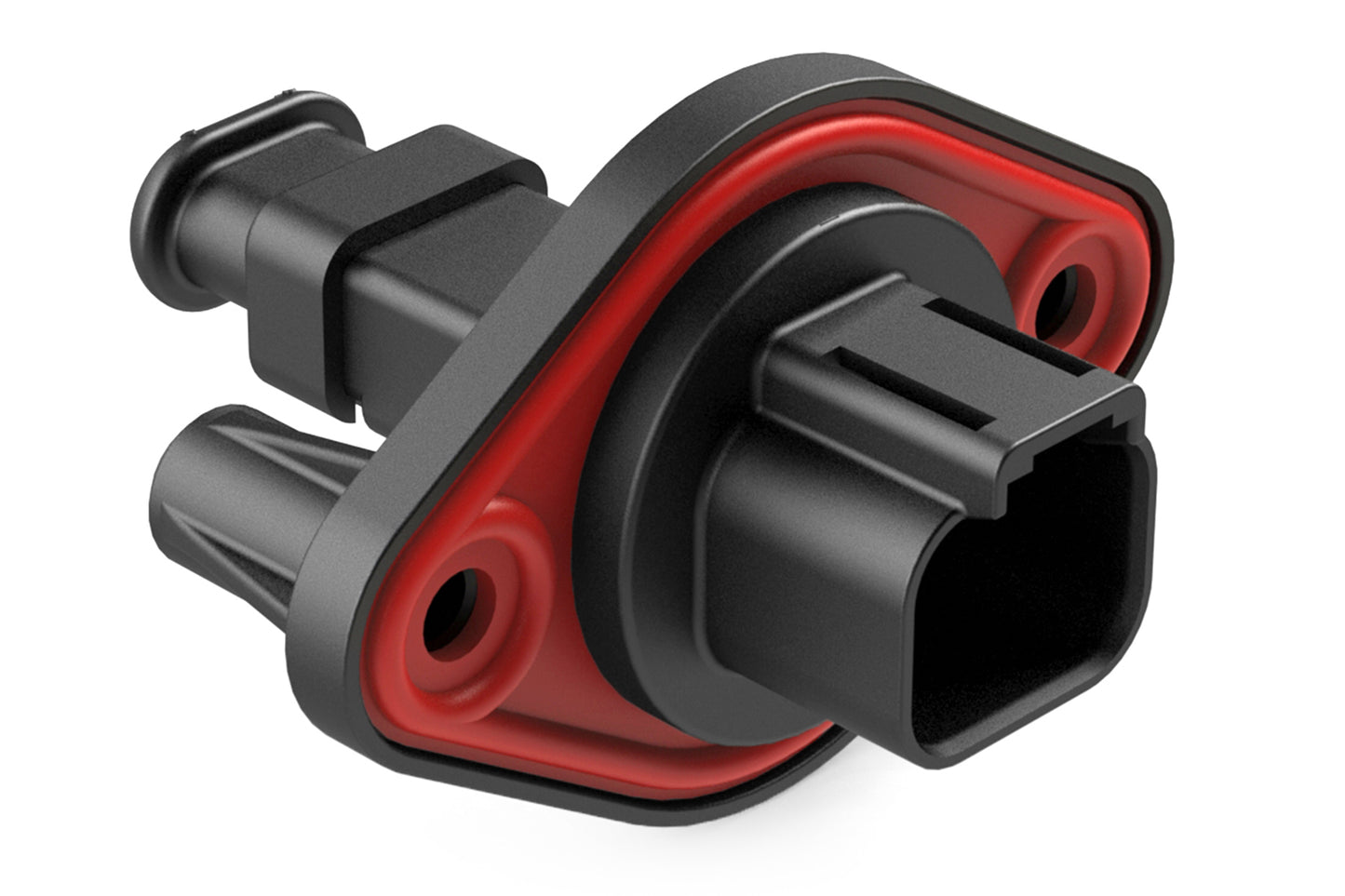 AT04-2P-PM16 2 Position Receptacle, Pin, Panel Mount, Self-Threading, Reduced Diameter Seal, Strain Relief