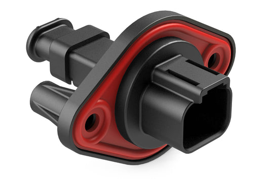 AT04-2P-PM16 2 Position Receptacle, Pin, Panel Mount, Self-Threading, Reduced Diameter Seal, Strain Relief