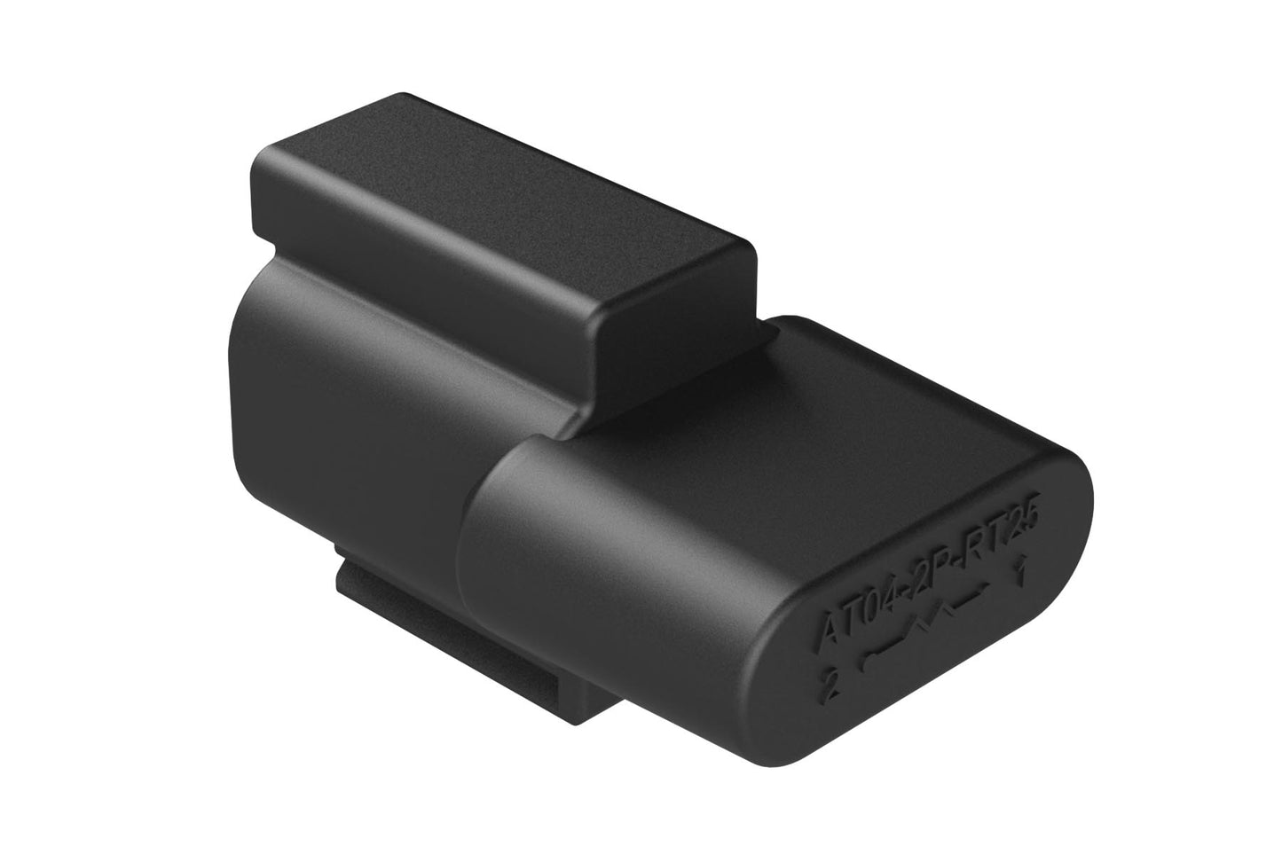 AT04-2P-RT25 2 Position Receptacle, Pin, Resistor. DT04-2P-RT25