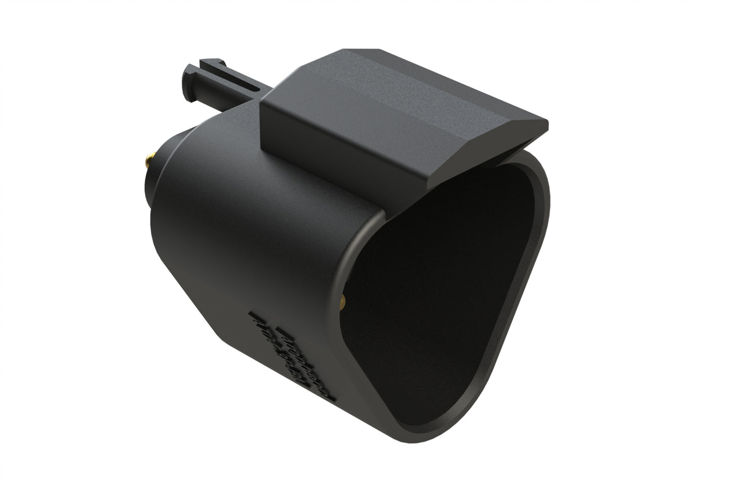 AT04-3P-BM02J1939 3 Position PCB Receptacle, Pin, Straight, Gold Plated, Snap-Fit, Potted, Keyed J1939, Black