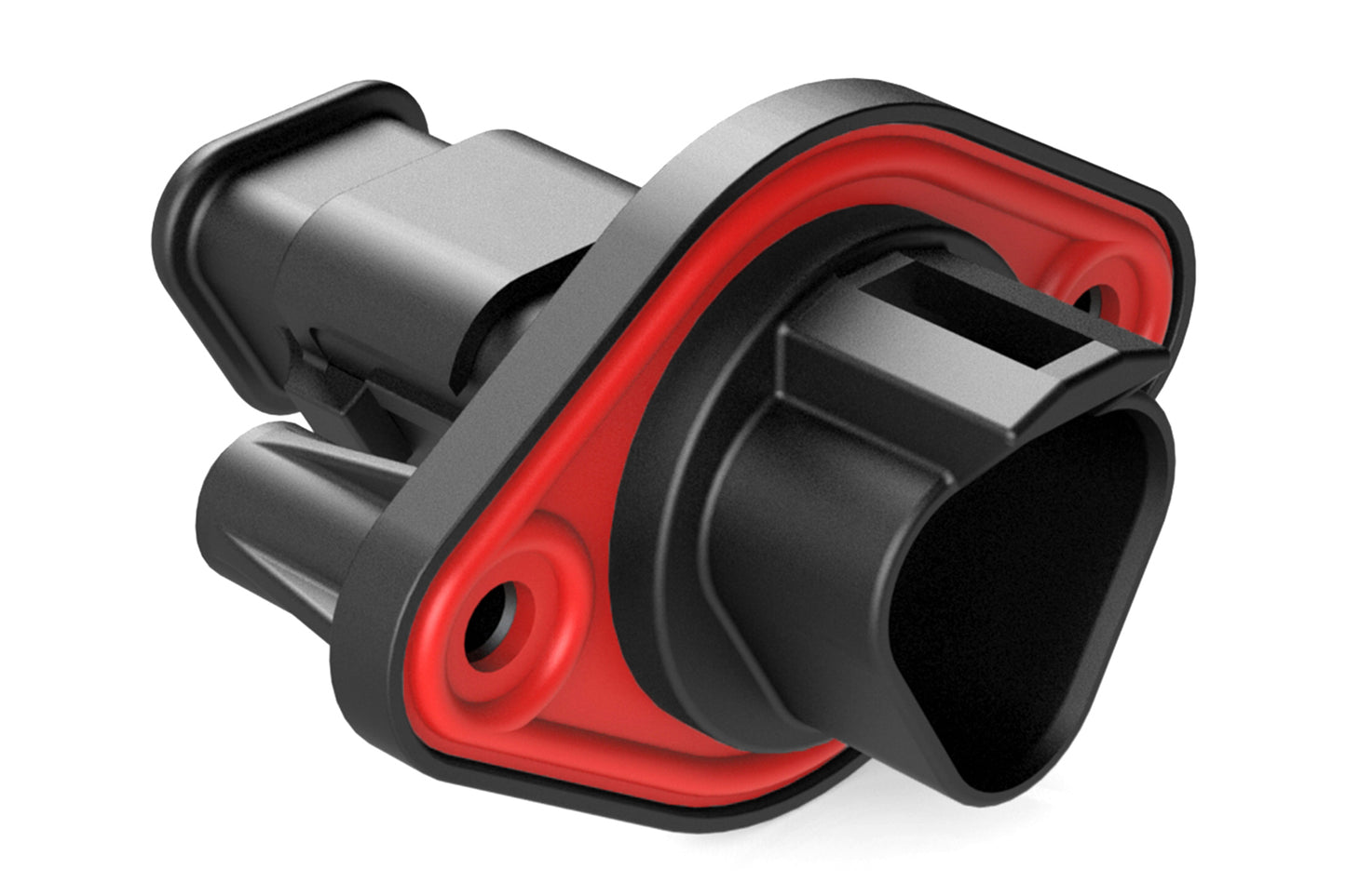 AT04-3P-PM16 3 Position Receptacle, Pin, Panel Mount, Self-Threading, Reduced Diameter Seal, Strain Relief