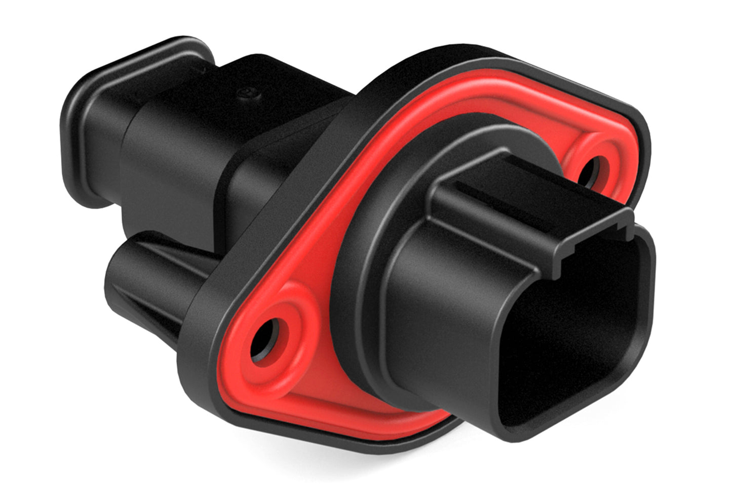 AT04-4P-PM16 4 Position Receptacle, Pin, Panel Mount, Self-Threading, Reduced Diameter Seal, Strain Relief