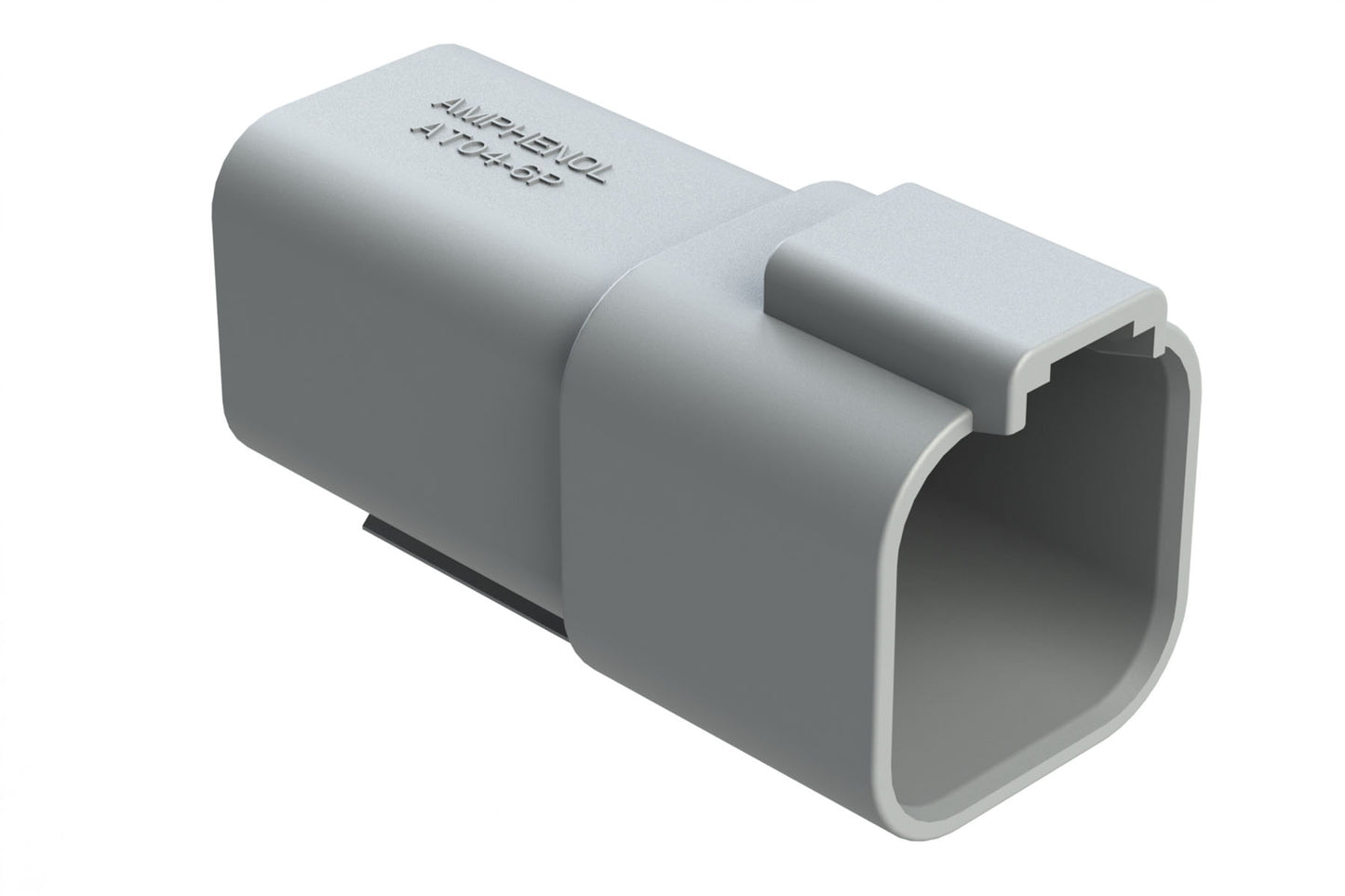 AT04-6P-RD01 6-Way Receptacle, Male Connector with Reduced Diameter Seal (E-Seal). DT04-6P-C015