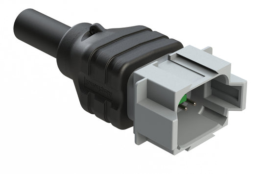 AT04GY-08PA-N-TPE-M5 8 Position Receptacle Single-Ended Molded Cable Assembly. Black TPE, Uses Connector AT04-08PA, 5 Meter Length. DT04-8P-2156-5M