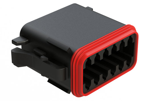 AT06-12SX2 12-Way Plug, Female Connector, X2 Position Key