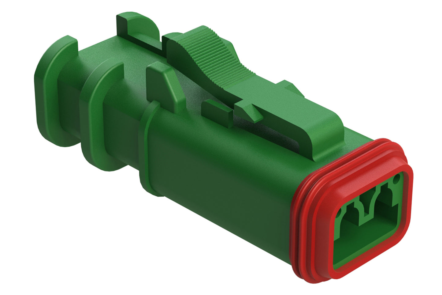 AT06-2S-OMGRN 2 Position, Plug, Socket, Structure Plus™, Green