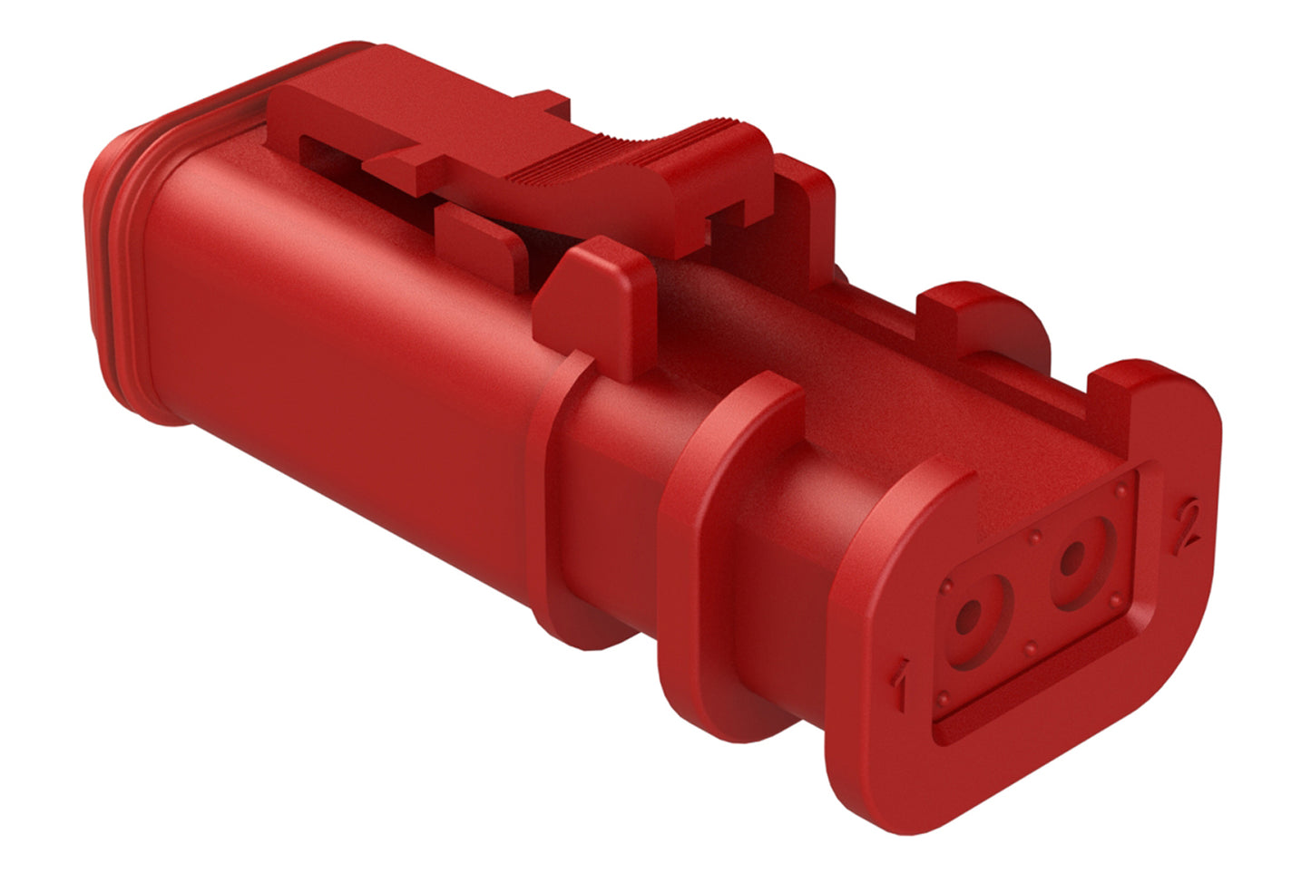 AT06-2S-OMRED 2 Position, Plug, Socket, Structure Plus™, Red