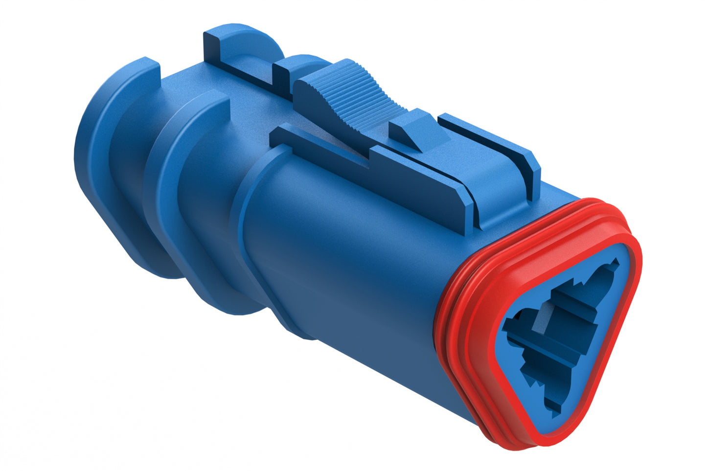 AT06-3S-OMBLU 3 Position, Plug, Socket, Structure Plus™, BLUE