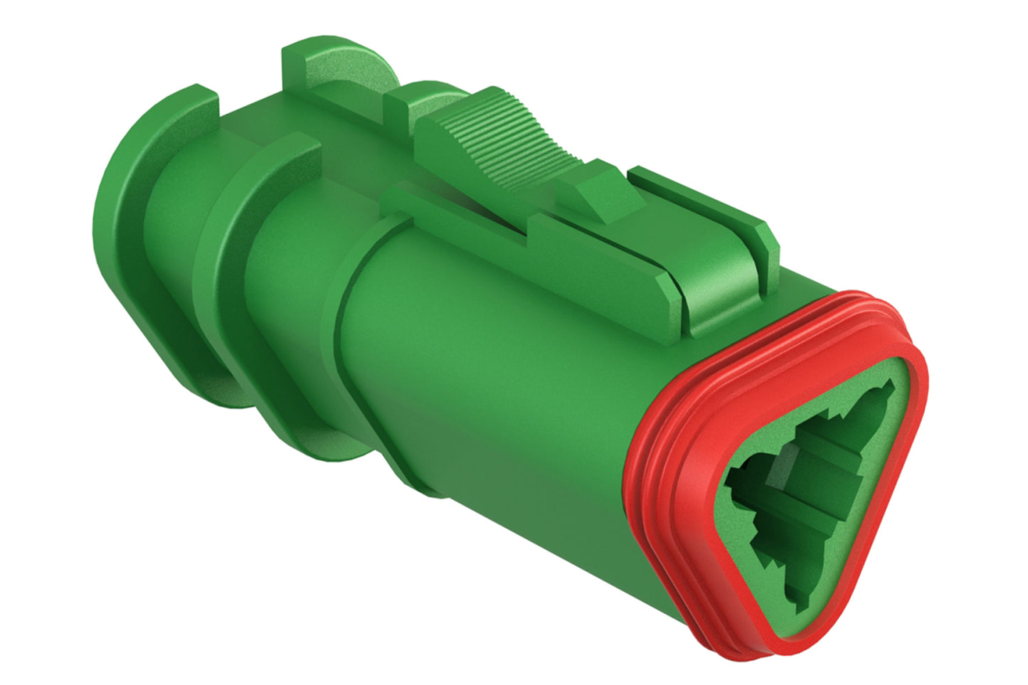 AT06-3S-OMGRN 3 Position, Plug, Socket, Structure Plus™, GREEN