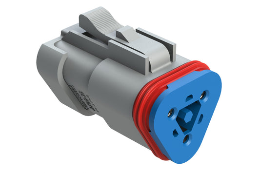 AT06-3S-RJ120 3-Way Plug, Female Connector with 120 OHM Terminating Resistor (J1939). DT06-3S-P006