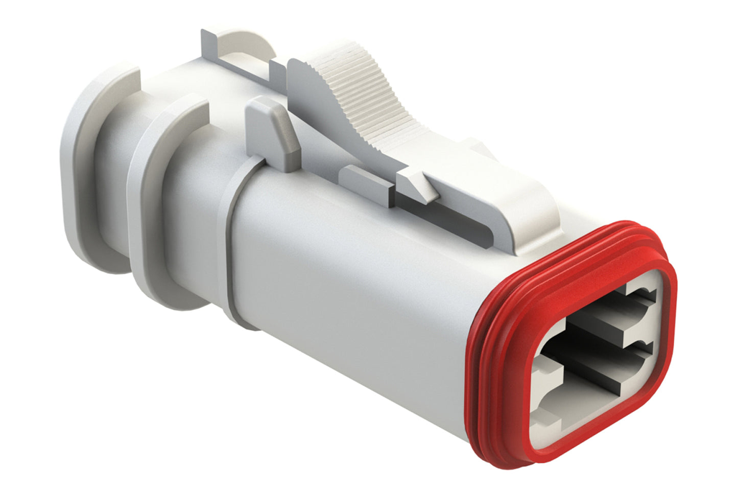 AT06-4S-OMWHT 4 Position, Plug, Socket, Structure Plus™, White