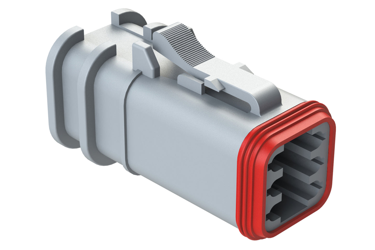 AT06-6S-OMGRY 6 Position, Plug, Socket, Structure Plus™, Grey