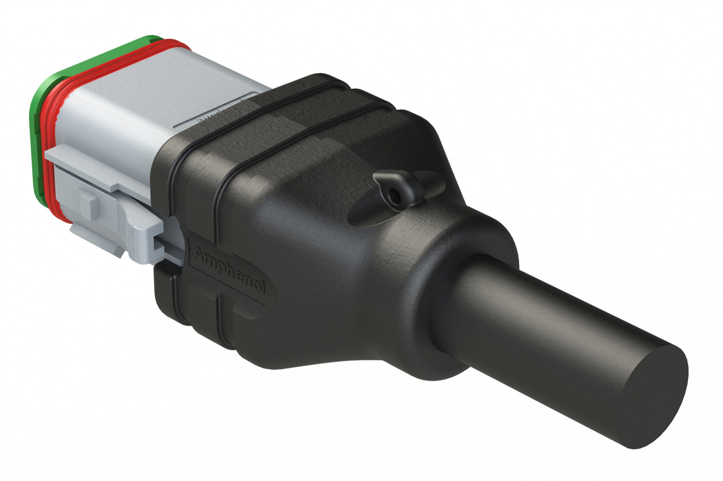 AT06GY-08SA-N-TPE-M5 8 Position Plug Single-Ended Molded Cable Assembly. Black TPE, Uses Connector AT06-12SA, 5 Meter Length. DT06-8S-2156-5M