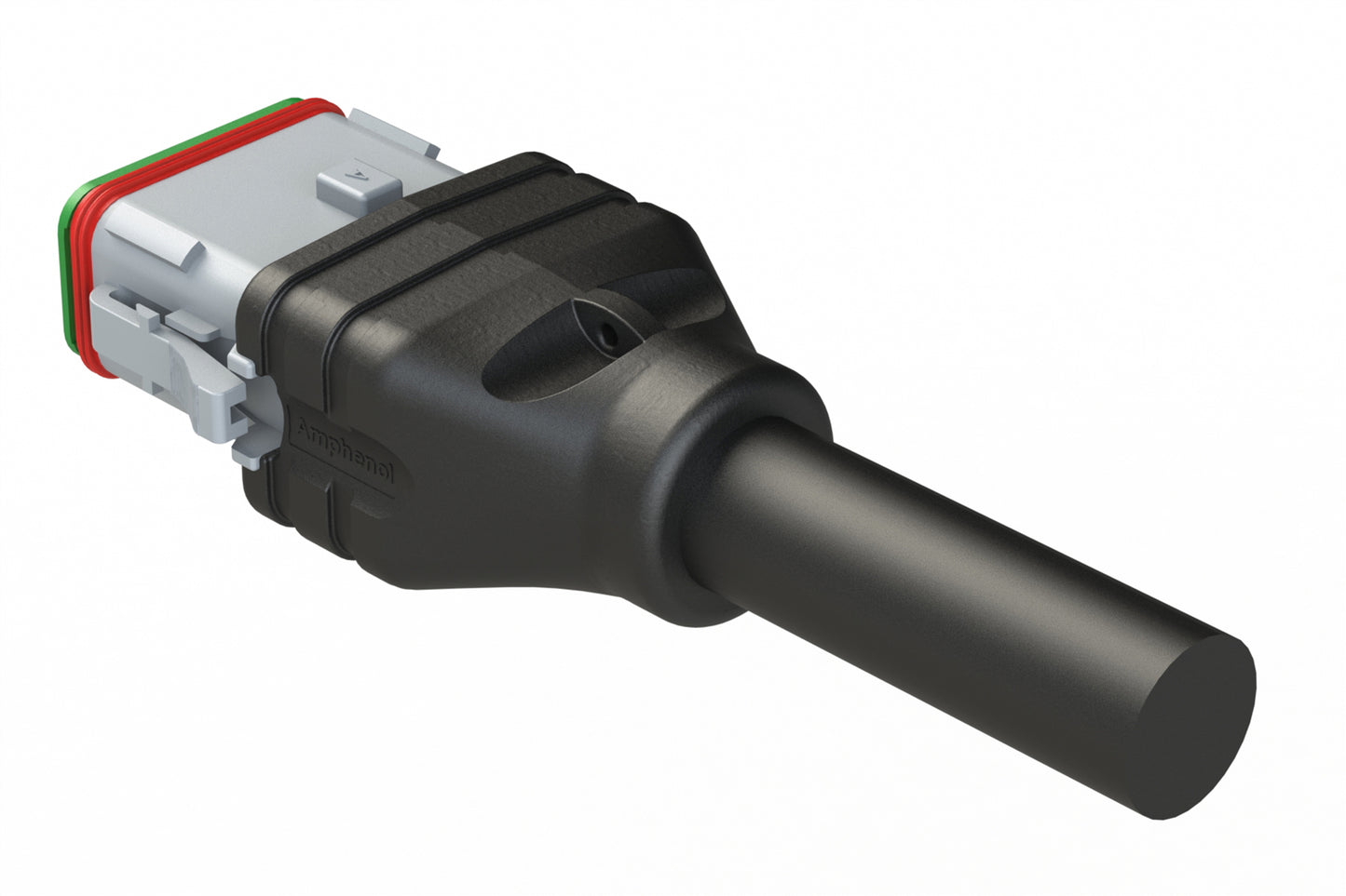 AT06GY-12SA-N-TPE-M5 12 Position Plug Single-Ended Molded Cable Assembly. Black TPE, Uses Connector AT06-12SA, 5 Meter Length