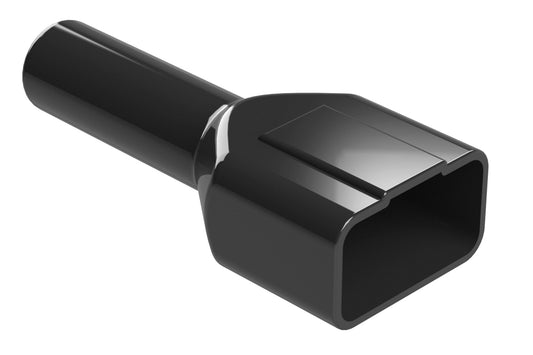 AT12P-BT-BK Boot (Backshell) for 12-way Receptacle, Black. DT12P-BT-BK