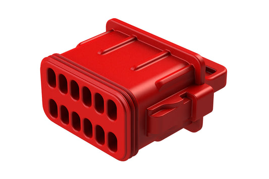 AT12P-RSC-RED Seal Cap for 12 Position Receptacle, Red