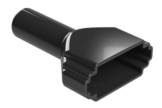 AT12S-BT-BK Boot (Backshell) for 12-way Plug, Black. DT12S-BT-BK