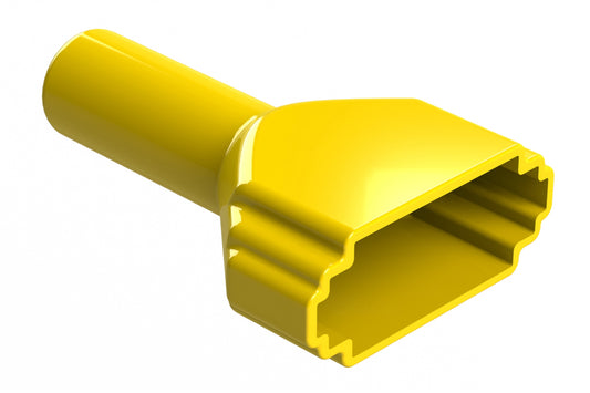 AT12S-BT-YW Boot (Backshell) for 12-way Plug, Black. DT12S-BT-YW