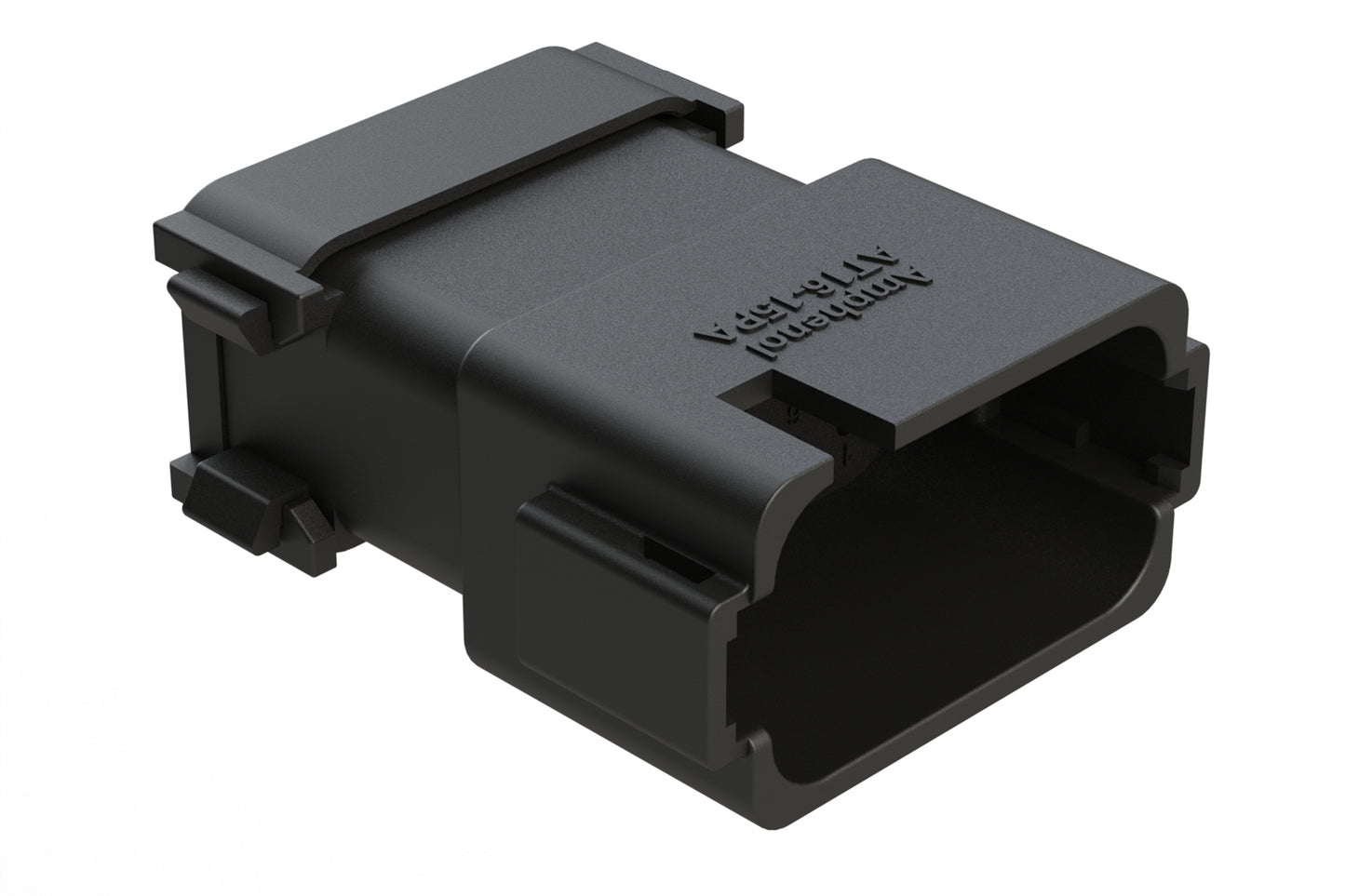 AT16-15PA-K003 15 Position Receptacle, Pin,Keyed A, End Cap, Reduced Diameter Seal, Black