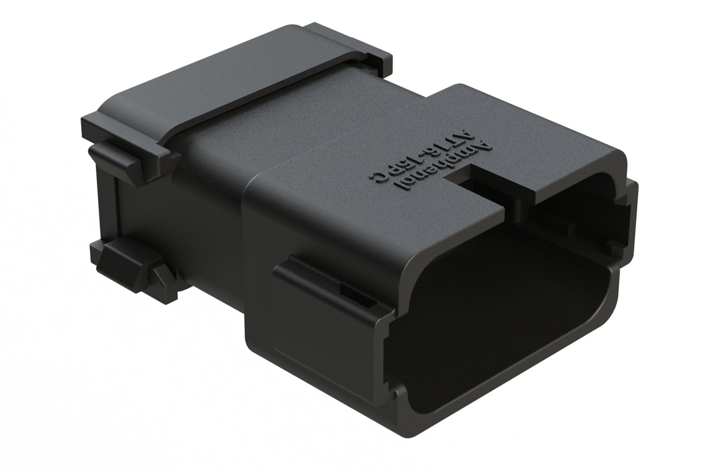 AT16-15PC-K003 15 Position Receptacle, Pin, Keyed C, End Cap, Reduced Diameter Seal, Black